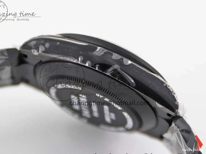 0515 Functional Daytona All Black PVD TWF Best Edition Rainbow Diamonds Bezel Black Dial on PVD Bracelet A 2449